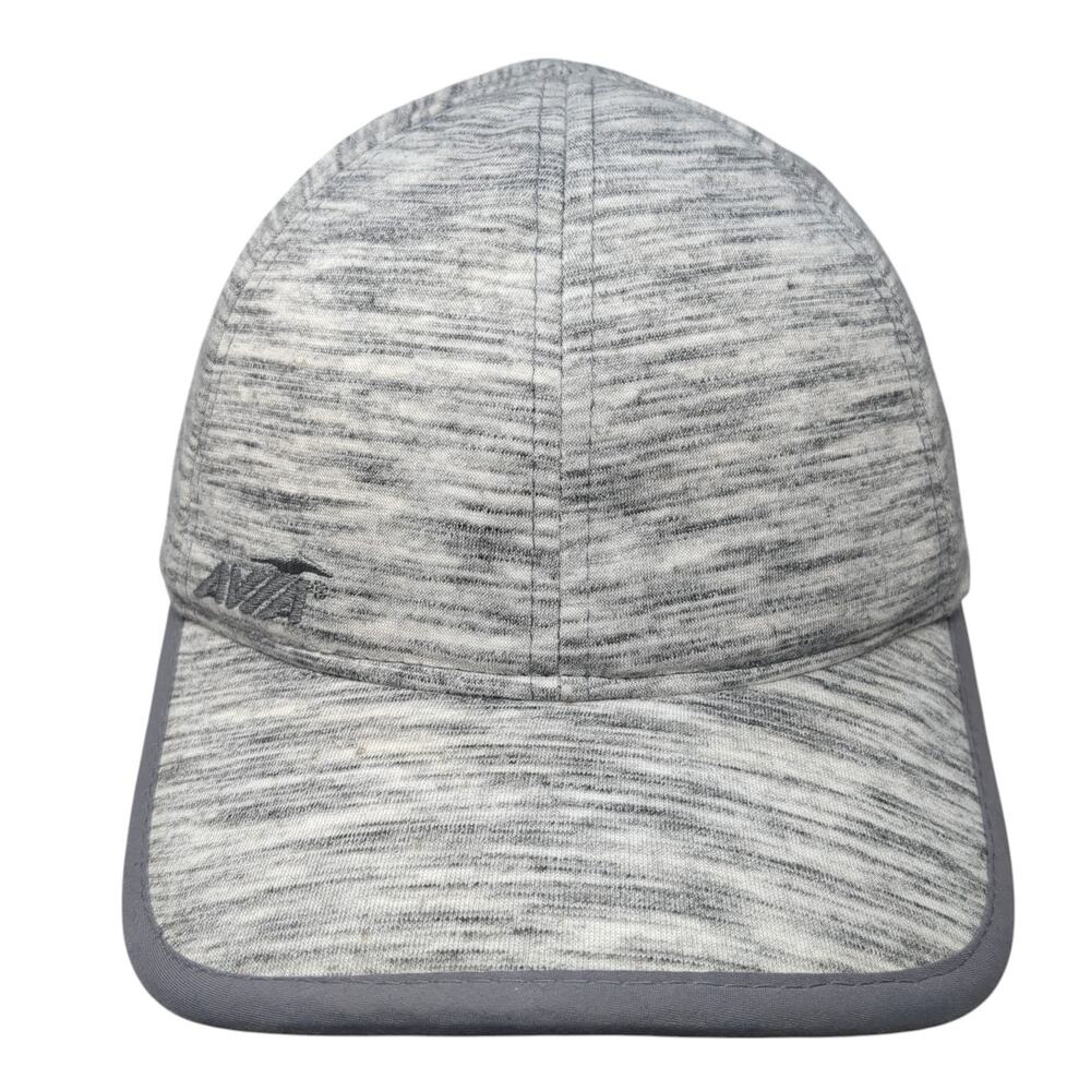 Avia Strapback Hat Heather Gray One Size Adjustable Outdoor 6 Panel